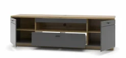 Wohnconcept Wohnwände & Tv-Lowboards-TV-Lowboard Paola Graphit