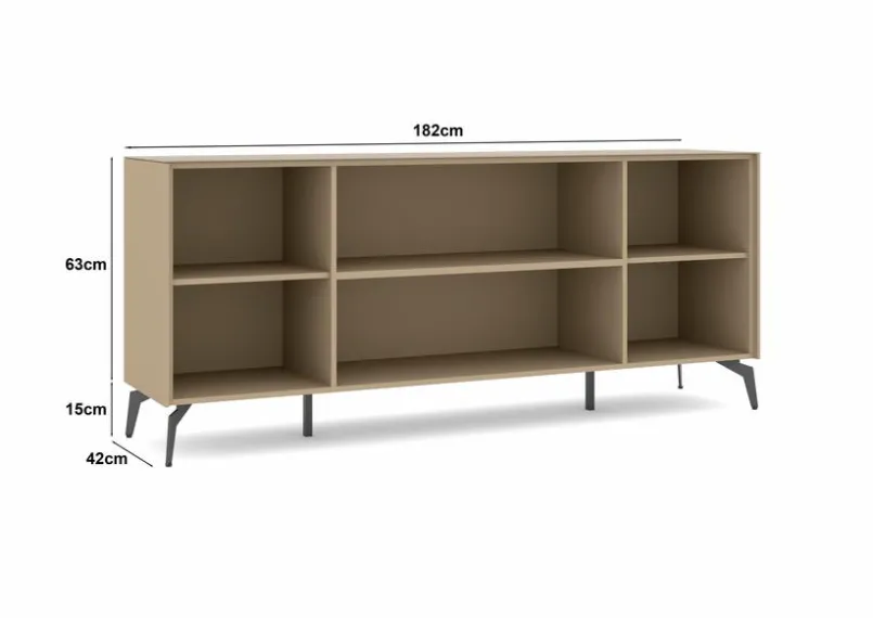 set one by Musterring Kommoden-TV-Lowboard Reno Taupe