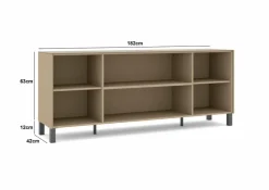 set one by Musterring Kommoden-TV-Lowboard Reno Taupe