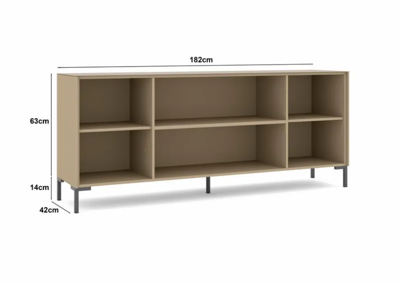 set one by Musterring Kommoden-TV-Lowboard Reno Taupe