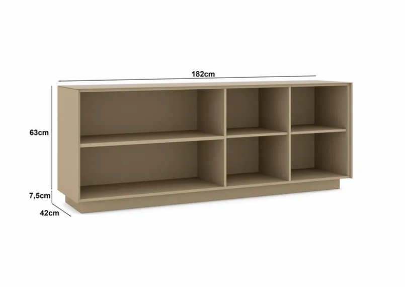 set one by Musterring Kommoden-TV-Lowboard Reno Taupe