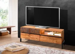 WOLFMÖBEL Kommoden|Kommoden-TV-Lowboard Root 1500 Akazie