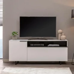 Arredokit Wohnwände & Tv-Lowboards-TV-Lowboard Torino Weiß