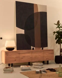 Kave Home Wohnwände & Tv-Lowboards|Kommoden-TV-Lowboard Uxue Akazie