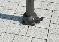Schneider Schirme Zubehör-Universal-Bodenanker Zum Eingraben Silber