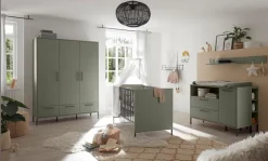 Mäusbacher Wickelkommoden|Wickelkommoden-Unterstellregal Ole Pine Green