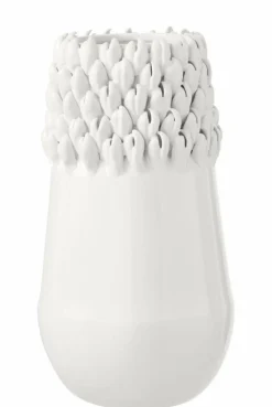 DAHEIM Vasen|Vasen-Vase Ibiza 32,8 cm Weiß