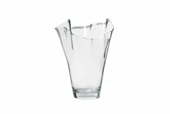 Vasen|Vasen-Vase Wave 30 cm Klar