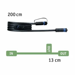 Zubehör|Paulmann Verbindungskabel Plug & Shine Schwarz