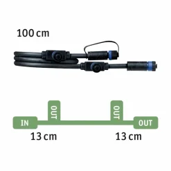 Zubehör|Paulmann Verbindungskabel Plug&Shine Schwarz