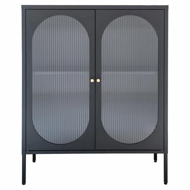Vitrinen|Vitrinen| Vitrine Adelaide Schwarz / Braun