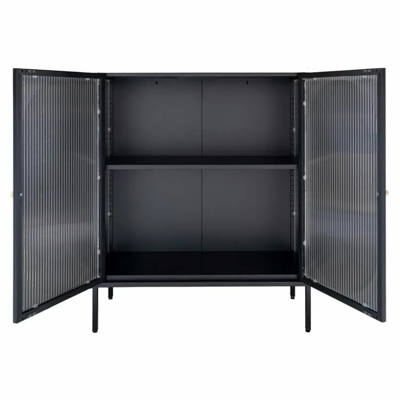 Vitrinen|Vitrinen| Vitrine Adelaide Schwarz / Braun
