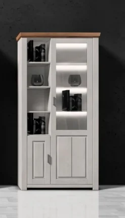 Vitrinen|decodom Vitrine Amrum Weiß