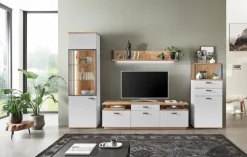 IDEAL Wohnen Vitrinen-Vitrine Basset Weiß