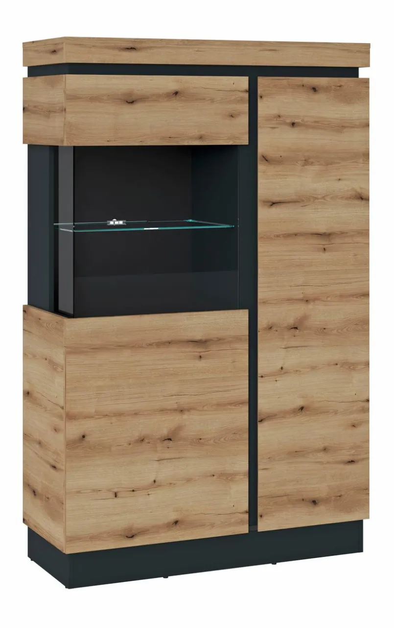 Vitrinen|Vitrinen|Wójcik Vitrine Corte Eiche