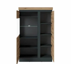 Vitrinen|Vitrinen|Wójcik Vitrine Corte Eiche