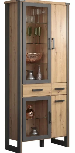 trendteam Vitrinen-Vitrine Mia Artisan-Eiche