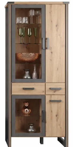 trendteam Vitrinen-Vitrine Mia Artisan-Eiche
