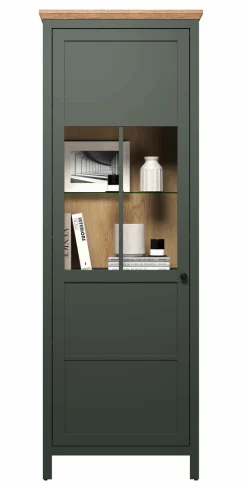 trendteam Vitrinen-Vitrine Stanton Tannengrün