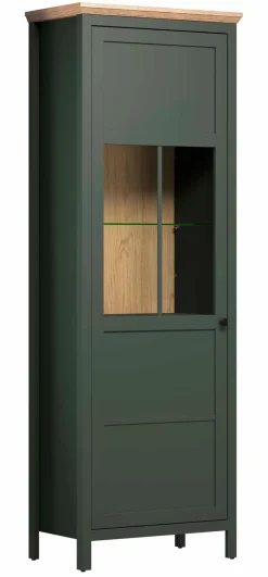 trendteam Vitrinen-Vitrine Stanton Tannengrün