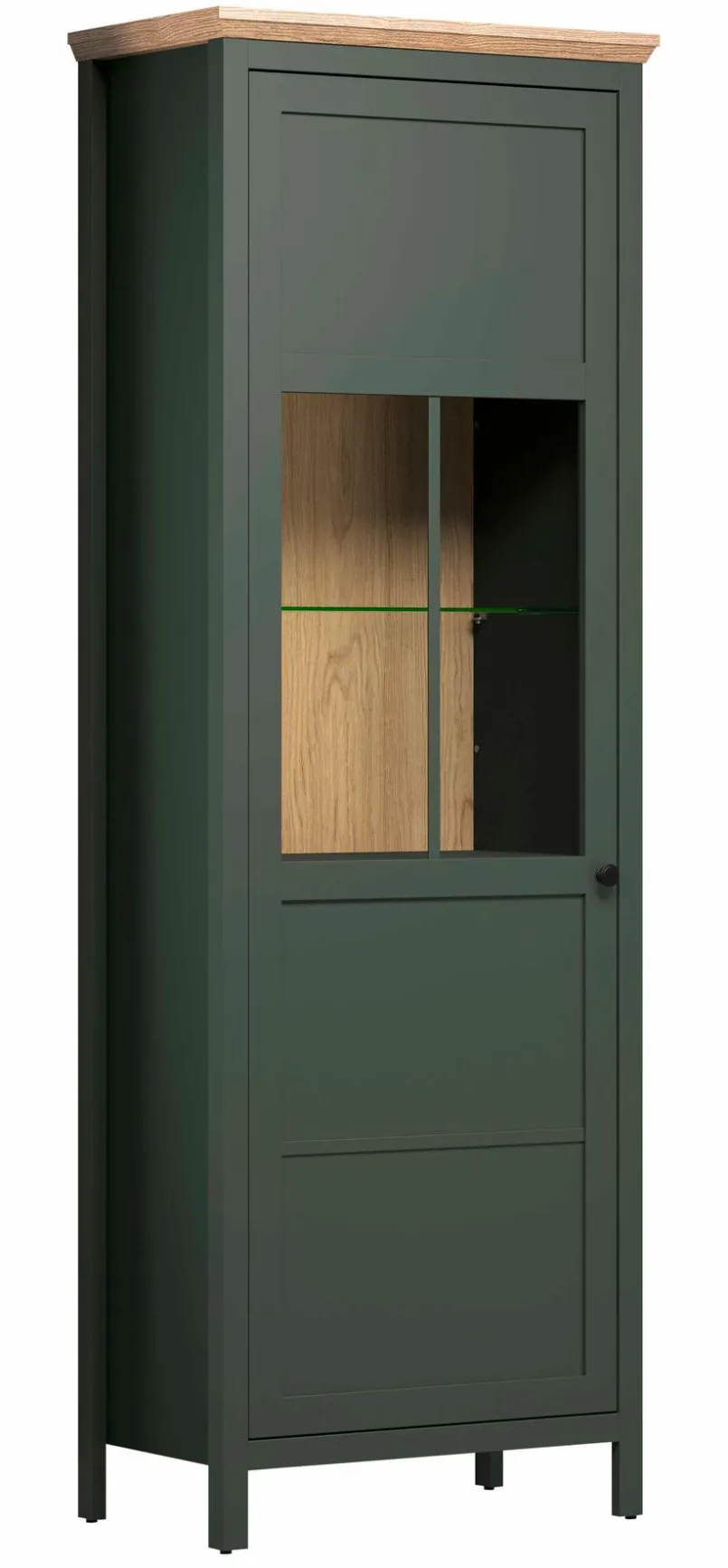 trendteam Vitrinen-Vitrine Stanton Tannengrün