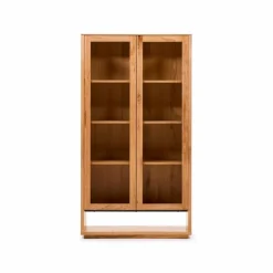 Kave Home Vitrinen|Vitrinen-Vitrine Alguema Eiche