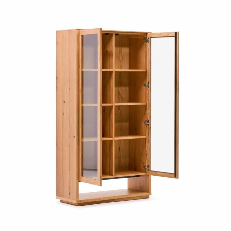 Kave Home Vitrinen|Vitrinen-Vitrine Alguema Eiche