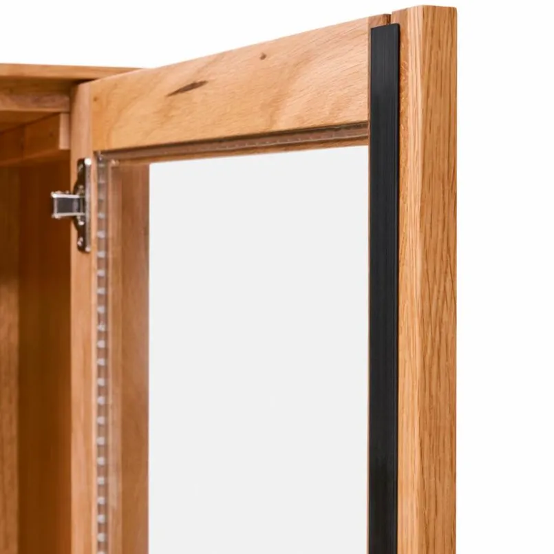Kave Home Vitrinen|Vitrinen-Vitrine Alguema Eiche