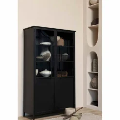 Vitrinen|DAHEIM Vitrine Exhibit 800012 Schwarz