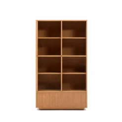 Kave Home Vitrinen|Vitrinen-Vitrine Helvine Eiche