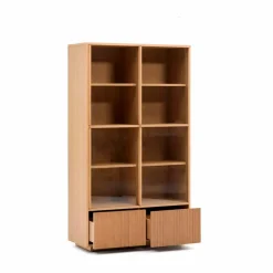 Kave Home Vitrinen|Vitrinen-Vitrine Helvine Eiche