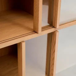 Kave Home Vitrinen|Vitrinen-Vitrine Helvine Eiche