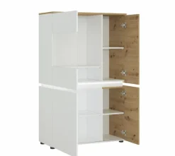 Vitrinen|Vitrinen|Wójcik Vitrine Luci Weiß
