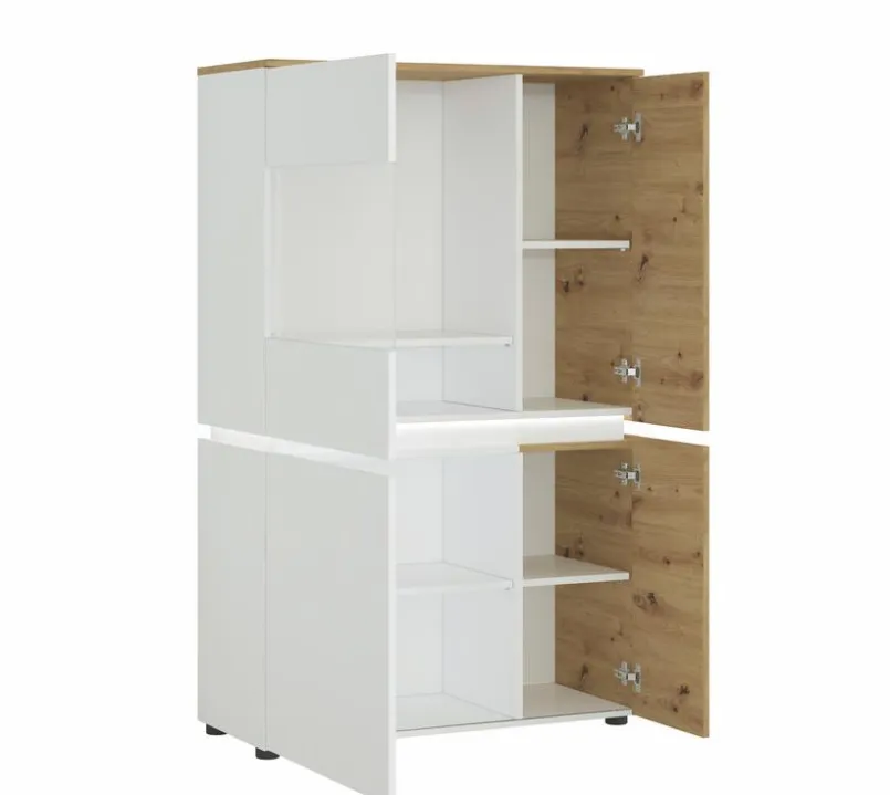 Vitrinen|Vitrinen|Wójcik Vitrine Luci Weiß