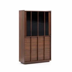 Kave Home Vitrinen|Vitrinen-Vitrine Onix Walnuss
