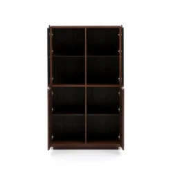 Kave Home Vitrinen|Vitrinen-Vitrine Onix Walnuss