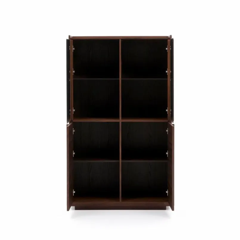 Kave Home Vitrinen|Vitrinen-Vitrine Onix Walnuss
