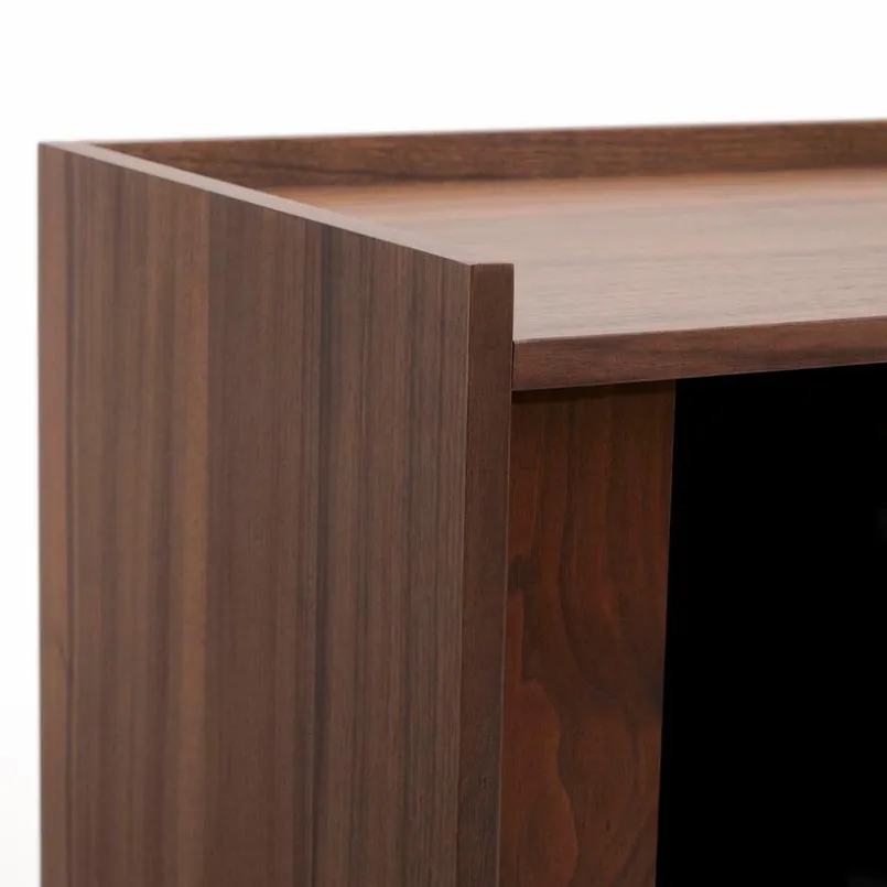 Kave Home Vitrinen|Vitrinen-Vitrine Onix Walnuss