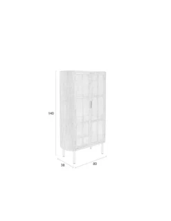 Vitrinen|Zuiver Vitrine Yaz Braun