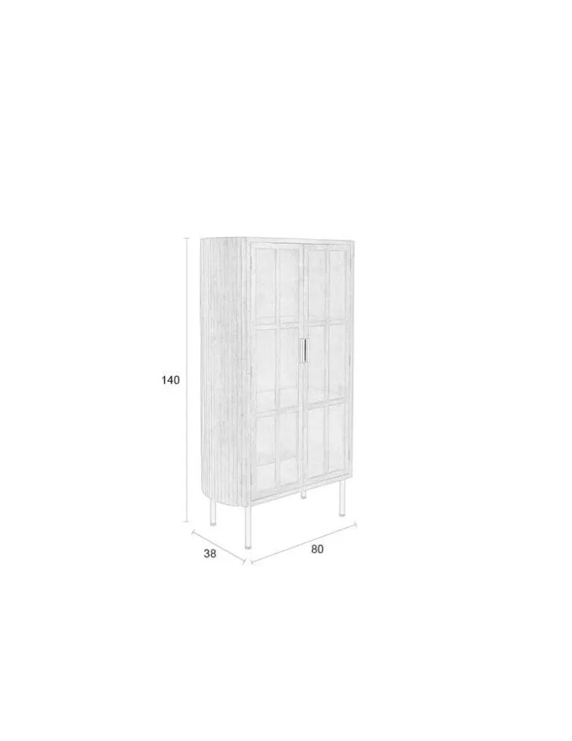 Vitrinen|Zuiver Vitrine Yaz Braun