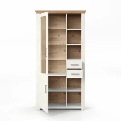 set one by Musterring Vitrinen|Vitrinen-Vitrine York Pino-Aurelio / Eiche Artisan