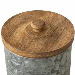 Dekodosen-Vorratsdose 28 cm Silber