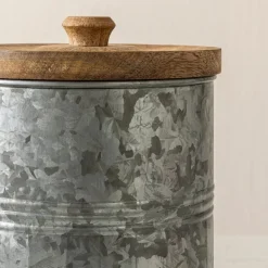 Dekodosen-Vorratsdose 28 cm Silber