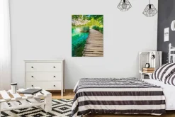 Bilder Nach Themen|EUROART Wandbild 60 x 80 cm Beautiful path II Grün
