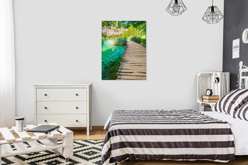Bilder Nach Themen|EUROART Wandbild 60 x 80 cm Beautiful path II Grün