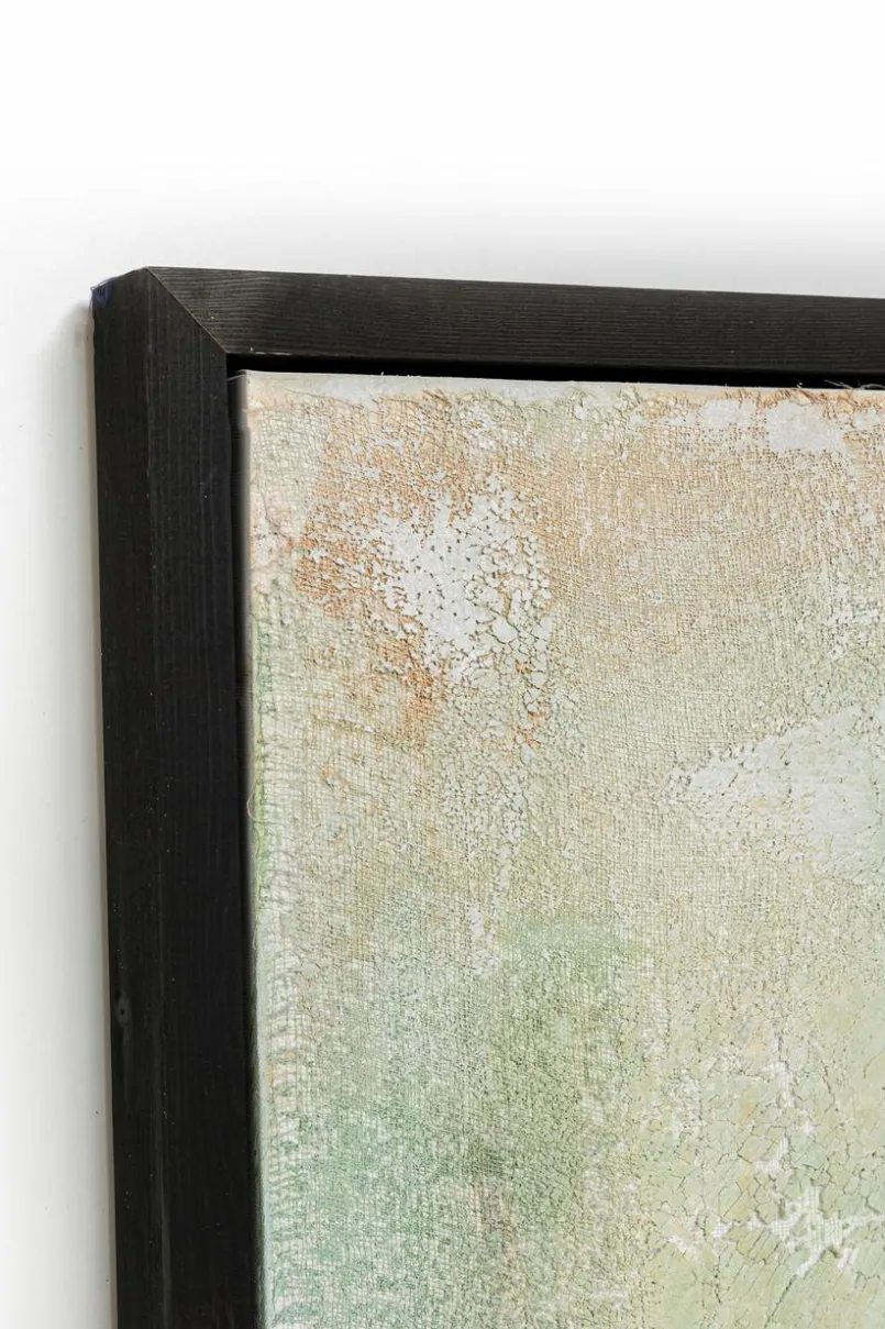 Bilder Mit Rahmen|Bilder Nach Themen|KARE DESIGN Wandbild 120 x 120 cm Dust 54194 Gold