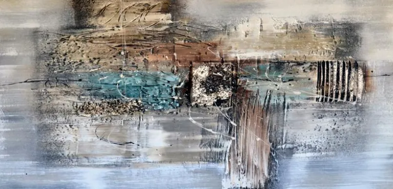 Bilder Ohne Rahmen-Wandbild 100 x 50 cm Abstract Bunt