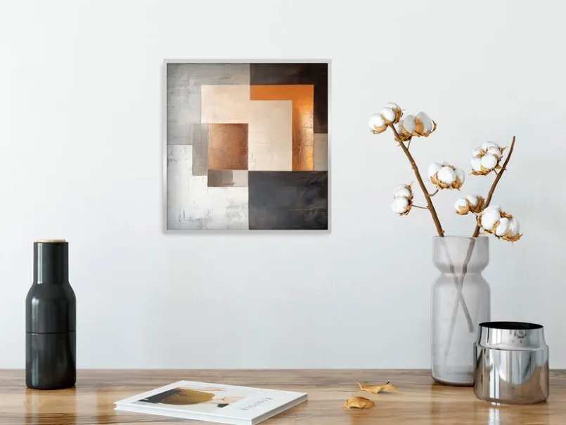 Wandbild 30 x 30 cm Abstract Squares I<EUROART New