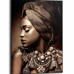 Reinders Bilder Mit Rahmen-Wandbild 50 x 70 cm African Beauty Braun