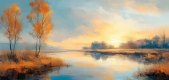 Wandbild 55 x 115 cm Atmospheric Landscape VI<EUROART